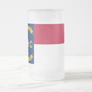 Mugg med flagga av North Carolina