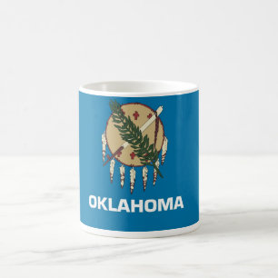 Mugg med Flagga av Oklahoma-staten - USA