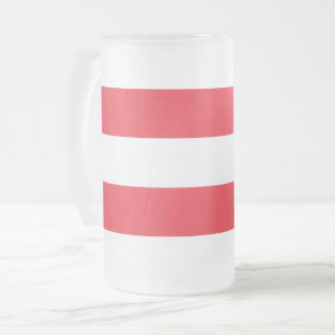 Mugg med flagga av Österrike, fryst