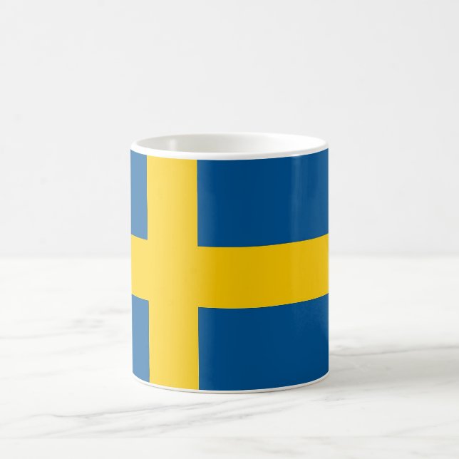 Mugg med Flagga av Sverige (Center)