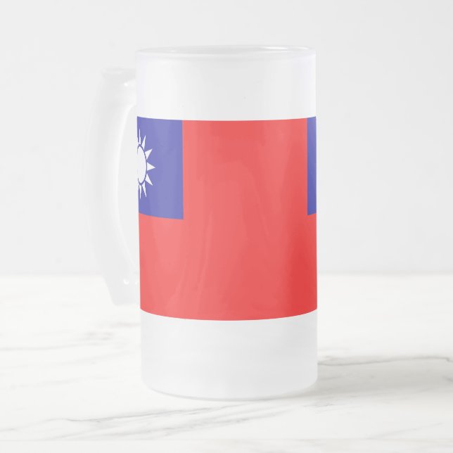 Mugg med flagga av Taiwan, fryst (Framsida vänster)