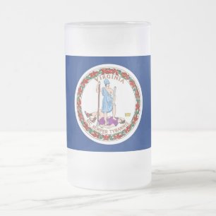 Mugg med flagga av Virginia, USA