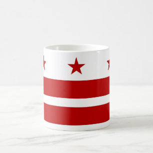 Mugg med Flagga av Washington DC - USA