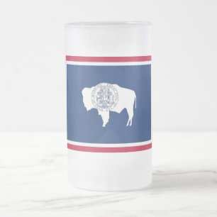 Mugg med flagga av Wyoming