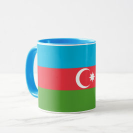 Mugg med flagga Azerbajdzjan