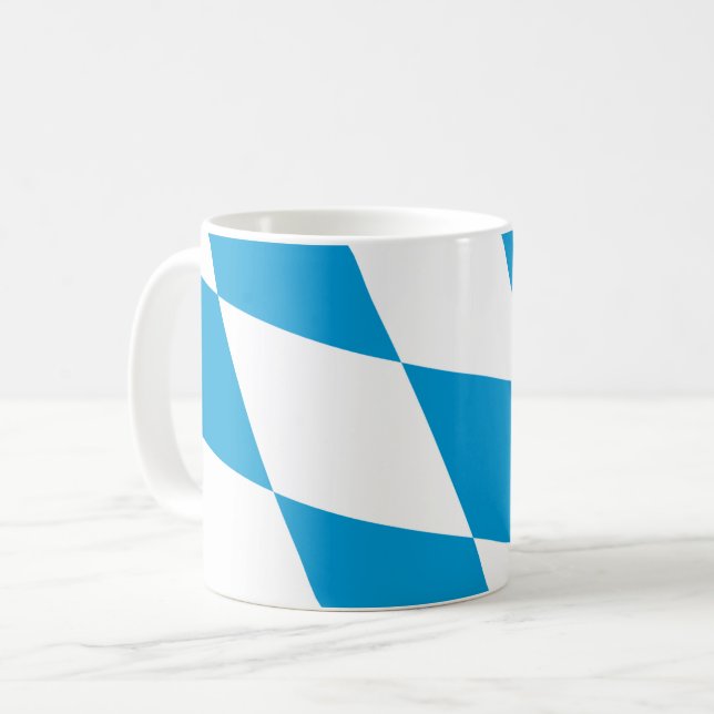 Mugg med Flagga Bayern, Tyskland (Framsida vänster)