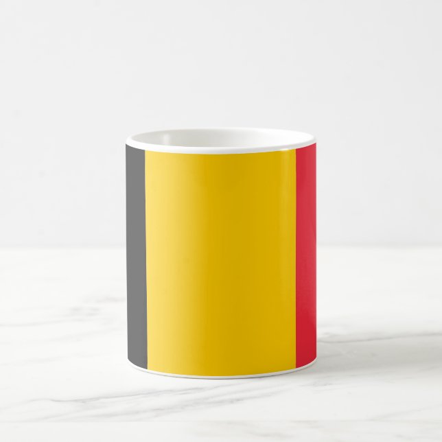 Mugg med Flagga Belgien (Center)