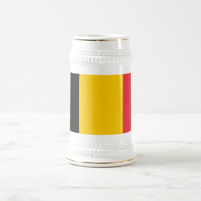 Mugg med Flagga Belgien (Center)