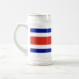 Mugg med Flagga Costa Rica