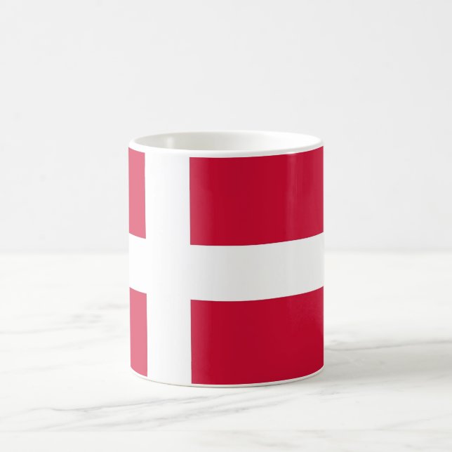 Mugg med Flagga Danmark (Center)