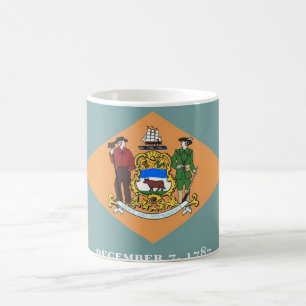 Mugg med Flagga Delaware State - USA