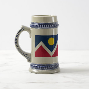 Mugg med Flagga Denver, Colorado State-USA