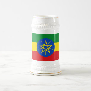 Mugg med Flagga Etiopien