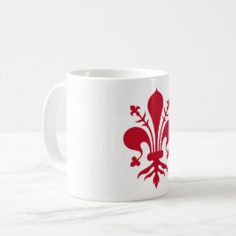 Mugg med Flagga Florens, Italien
