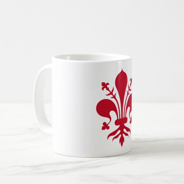Mugg med Flagga Florens, Italien (Framsida vänster)