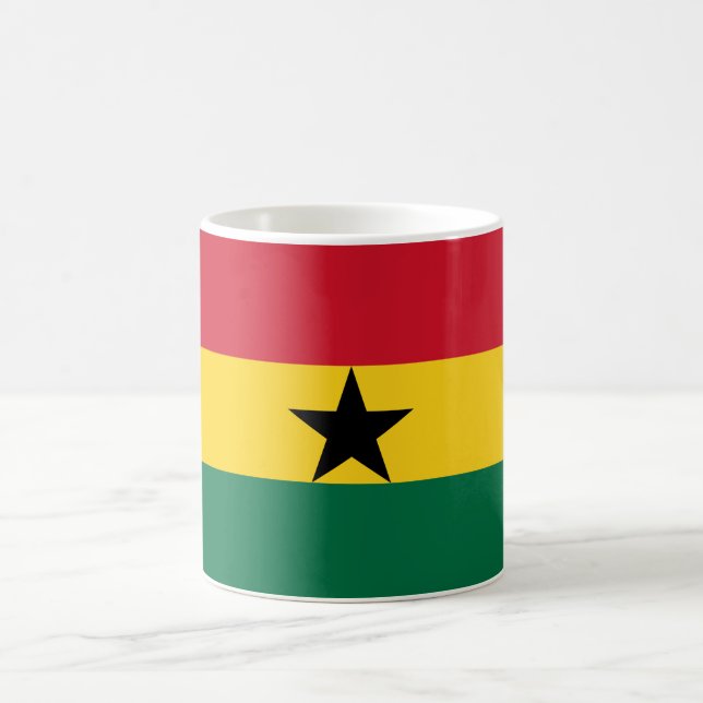 Mugg med Flagga Ghana (Center)