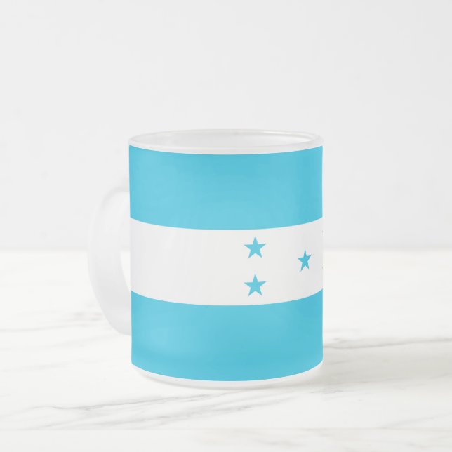 Mugg med flagga Honduras, fryst (Framsida vänster)