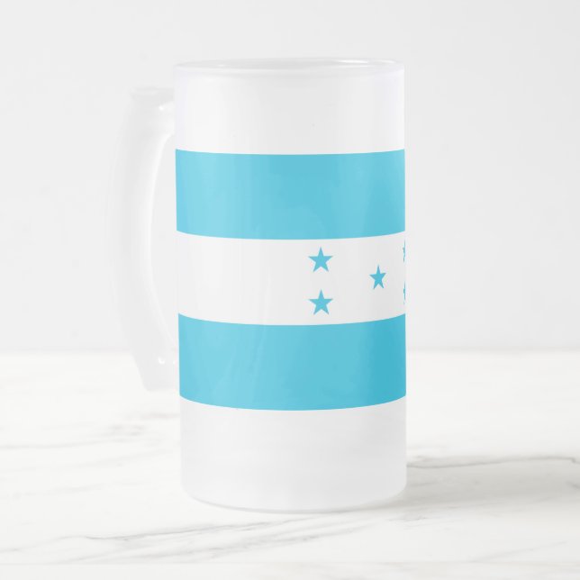 Mugg med flagga Honduras, fryst (Framsida vänster)