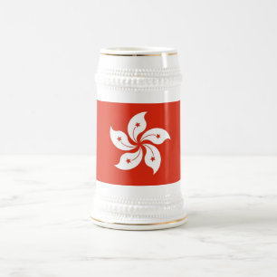Mugg med Flagga Hongkong, China