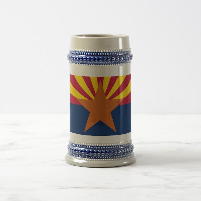 Mugg med Flagga i delstaten Arizona - USA (Center)
