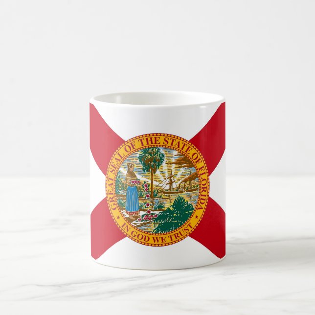 Mugg med Flagga i Florida-staten - USA (Center)