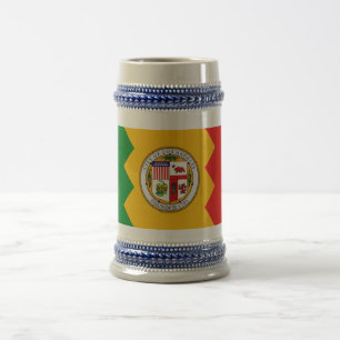Mugg med Flagga i Los Angeles, Kalifornien