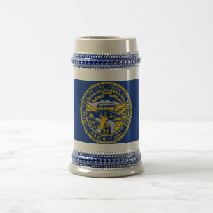Mugg med Flagga i Nebraska-staten - USA
