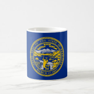 Mugg med Flagga i Nebraska-staten - USA