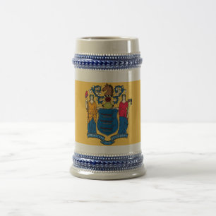 Mugg med Flagga i New jersey-staten - USA