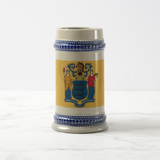 Mugg med Flagga i New jersey-staten - USA (Center)