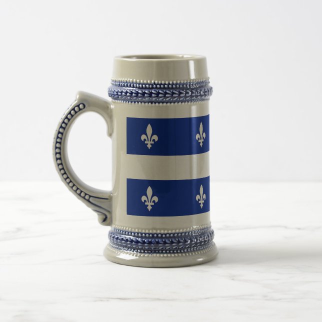 Mugg med Flagga i Quebec, Kanada (Vänster)