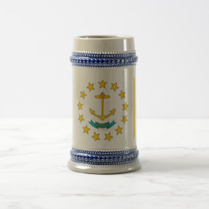 Mugg med Flagga i Rhode island-staten - USA