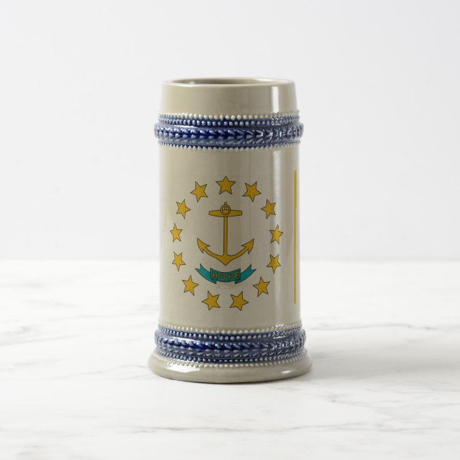 Mugg med Flagga i Rhode island-staten - USA (Center)