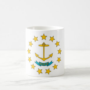 Mugg med Flagga i Rhode island-staten - USA