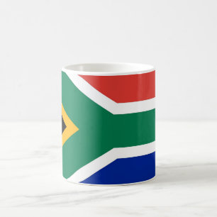 Mugg med Flagga i södra Afrikan