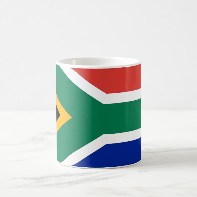 Mugg med Flagga i södra Afrikan (Center)
