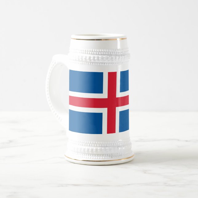 Mugg med Flagga Island (Framsida vänster)