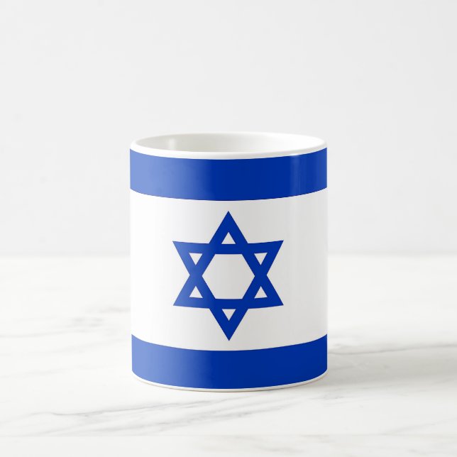 Mugg med Flagga Israel (Center)
