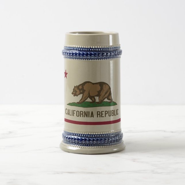 Mugg med Flagga Kalifornien-USA (Center)