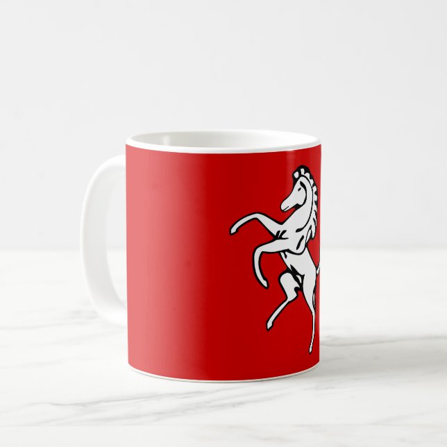 Mugg med Flagga Kent, England (Framsida vänster)