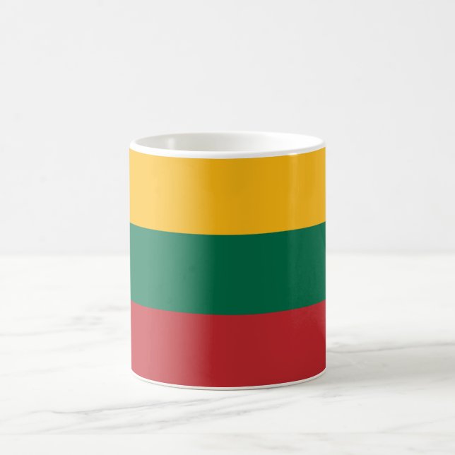 Mugg med Flagga Litauen (Center)