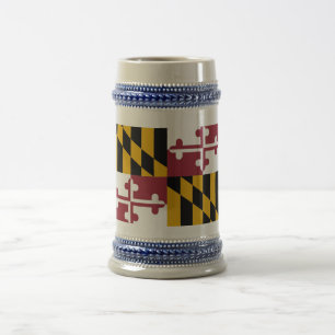 Mugg med Flagga Maryland State-USA