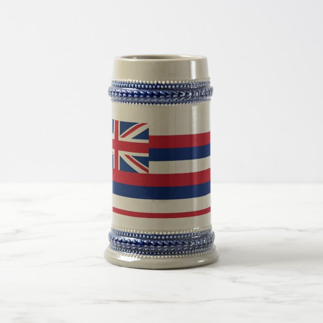 Mugg med Flagga mellan delstaten Hawaii och Förent (Center)