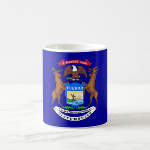 Mugg med Flagga Michiganstat - USA