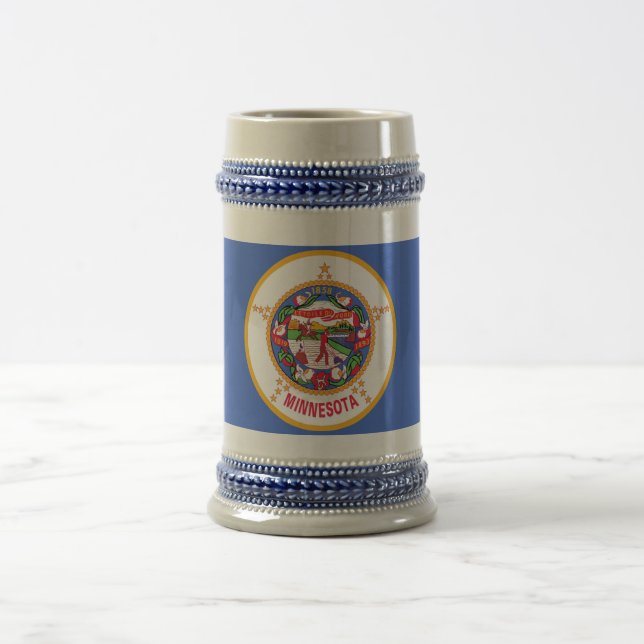 Mugg med Flagga Minnesota State-USA (Center)