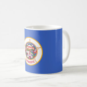 Mugg med Flagga Minnesota State - USA
