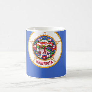 Mugg med Flagga Minnesota State - USA
