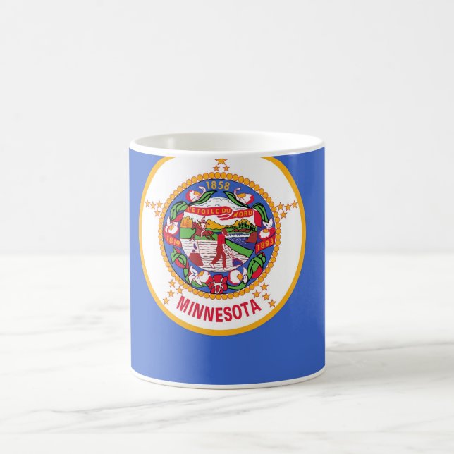 Mugg med Flagga Minnesota State - USA (Center)