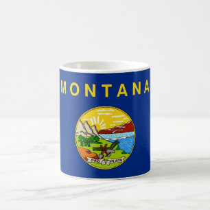Mugg med Flagga Montana State - USA