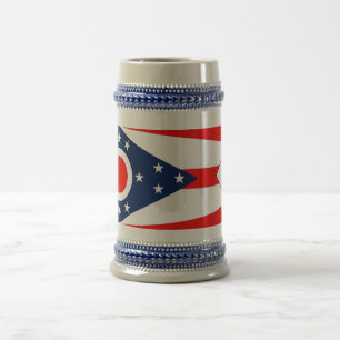 Mugg med Flagga Ohio-staten - USA